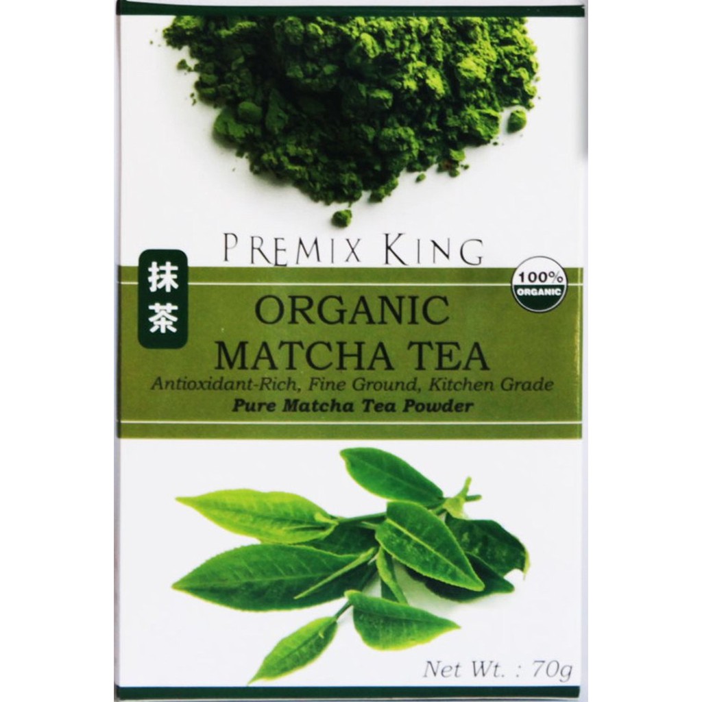 Premix King - Organic Matcha Tea Powder / Bubuk Matcha Murni Premium 70gr