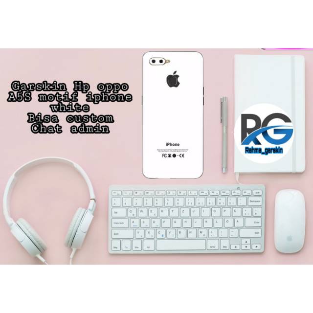 Garskin hp oppo a5s motif iphone - bisa custom motif via chat