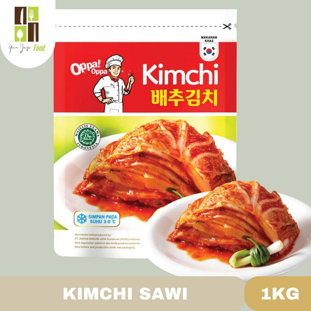 Kimchi Sawi Fresh/ Kimchi Halal / Kimchi Korea / Makanan Korea 1KG