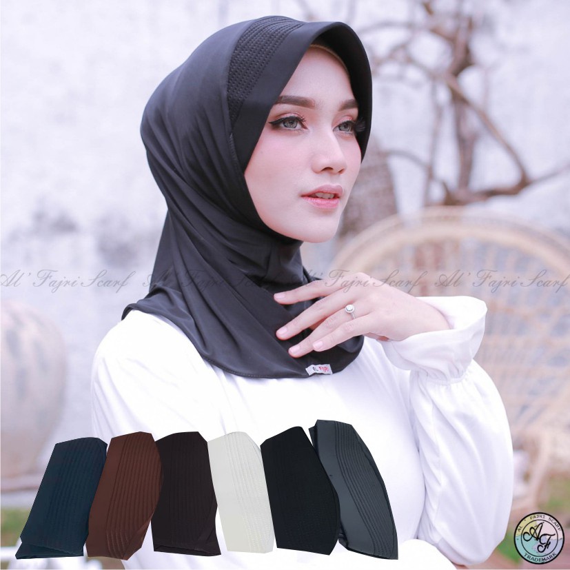 Hijab Instant Sporty Bergo Harian  Al- Fajri / Hijab Instan Sebahu /