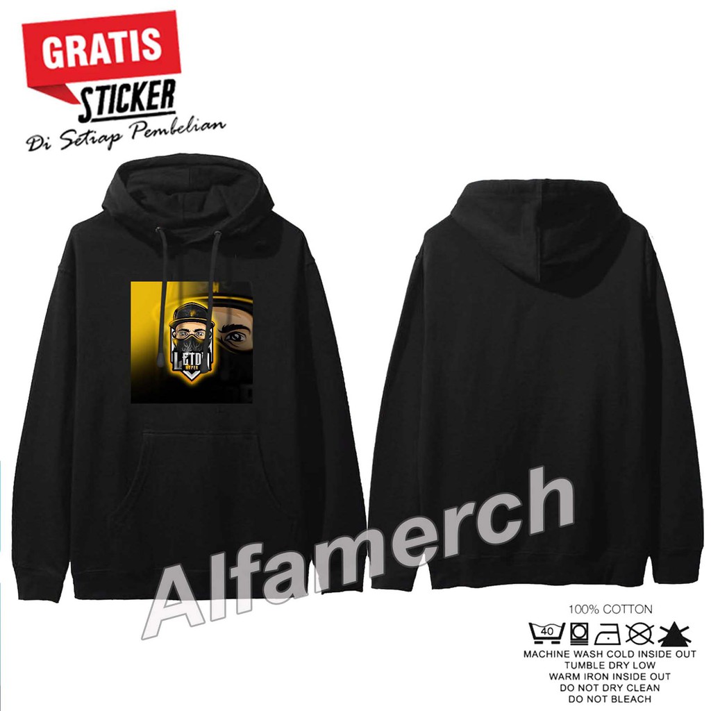 JAKET SWEATER HOODIE LETDA HYPER FREE FIRE YOUTUBERS YOUTUBE Kaos Pria Keren Shopee Indonesia