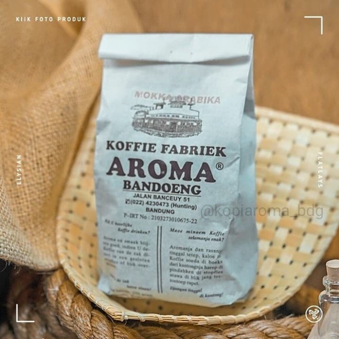 

(BISA COD) KOPI AROMA BANDUNG 500Gr FRESH ASLI 100% | ROBUSTA, MOKKA ARABIKA, MIX - ROBUSTA, Giling Kasar