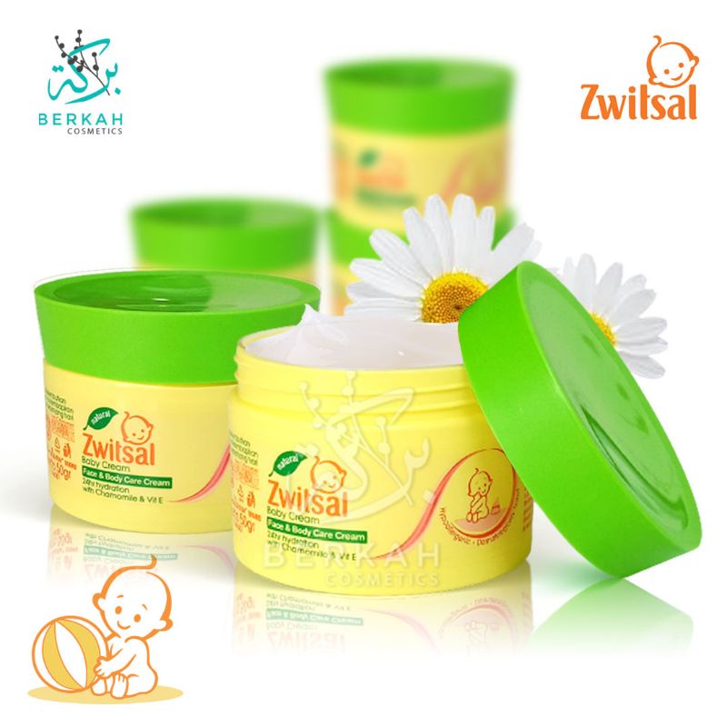 Zwitsal Face and Body Care Cream 50gr