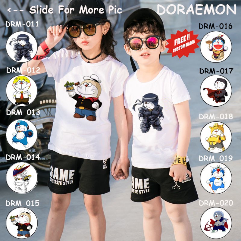 [FREE NAMA!!] Kaos Anak Doraemon