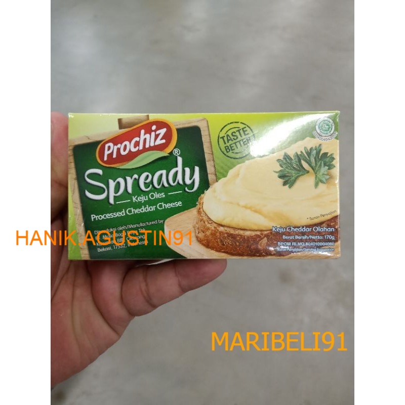 

PROCHIZ SPREADY KEJU OLES 170 GRAM maribeli91