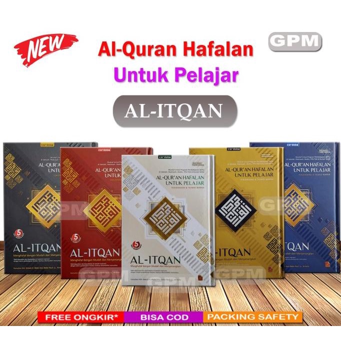 

Al-Quran Hafalan untuk Pelajar AL-ITQAN (Cordoba) Uk. A5 (15 x 21 cm) Star Seller Termurah