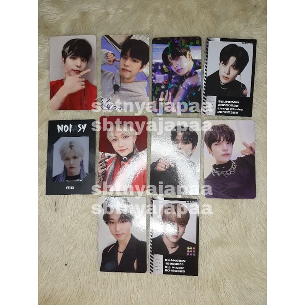 Pc Photocard Seungmin Felix Han Jisung Changbin noeasy Christmas EveL Oddinary ds id