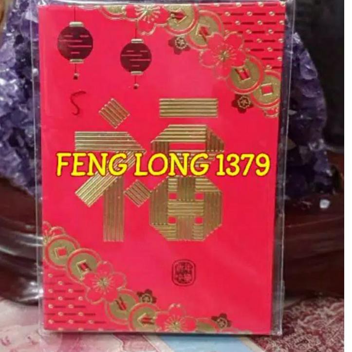 

[✅COD] Amplop Angpao Tahun Baru Imlek Sincia Xin Nian Aksara Fu Kecil