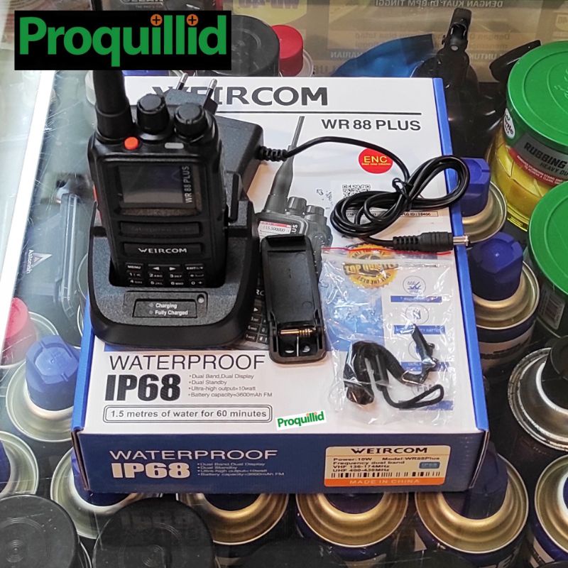 HT WEIRCOM WR 88 PLUS HT DUAL BAND ORIGINAL WEIRCOM DUALBAND 10 WATT