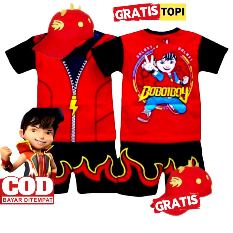 Baju boboiboy anak laki laki PROMO HABISKAN STOK