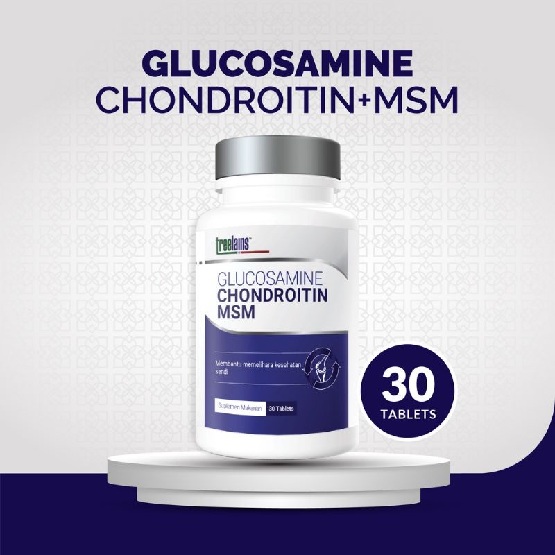 Treelains Glucosamine Chondroitin + MSM ( isi : 30 Tablet)