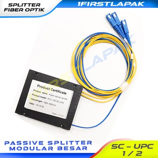 Passive Splitter SC UPC 1:2 Modular Besar Fiber Optik FTTH pasif