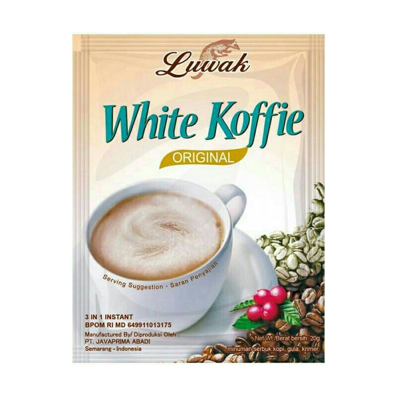 

Luwak White Koffie per sacet