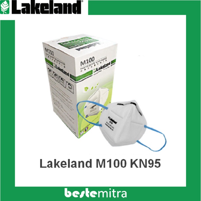 Masker Respirator M100 KN95 Lakeland - 50pcs/Box