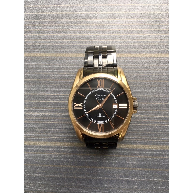Bekas Second Preloved Jam Tangan Pria Klasik ORIGINAL Alexandre Christie AC