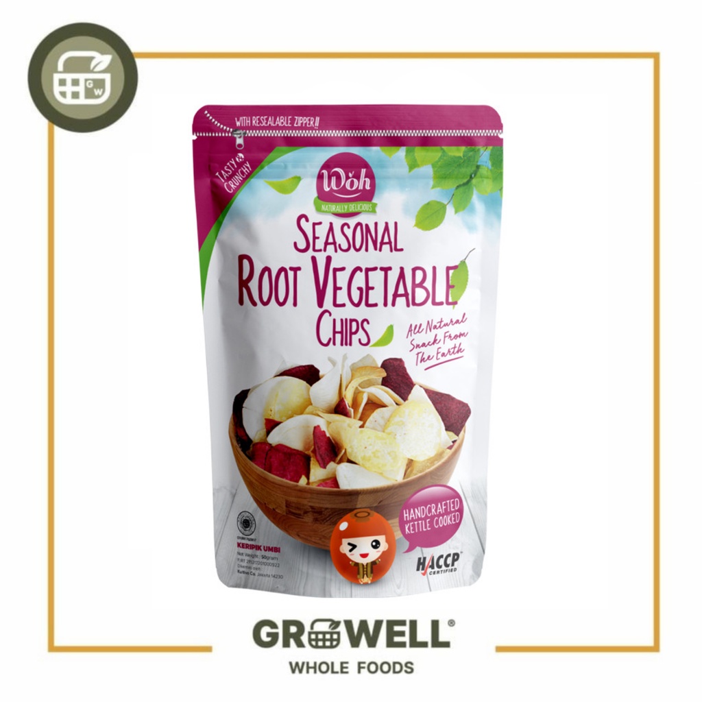 

WOH SEASONAL ROOT VEGETABLES CHIPS 50GR