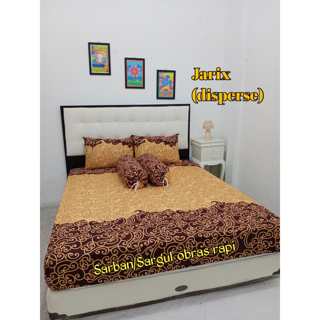Sprei Katun Motif Batik Jarix