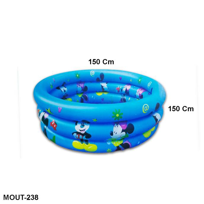 BABY POOL 150 kolam renang anak mini portable bahan karet - MOUT-238