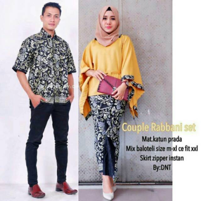 Produsen Batik Couple Rabani Set ZJdBVLTNMXAjn