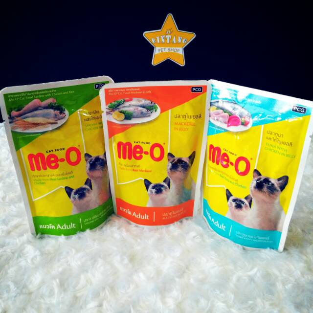 MEO ADULT / CAT WET FOOD / MAKANAN BASAH KUCING DEWASA