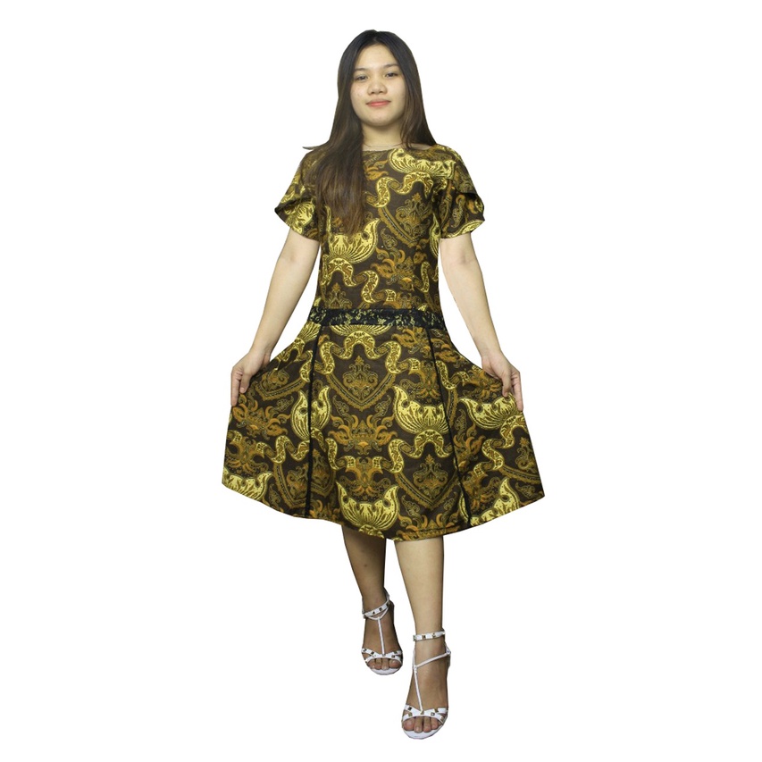 SB Collection Dress Midi Melisa Terusan Batik Wanita