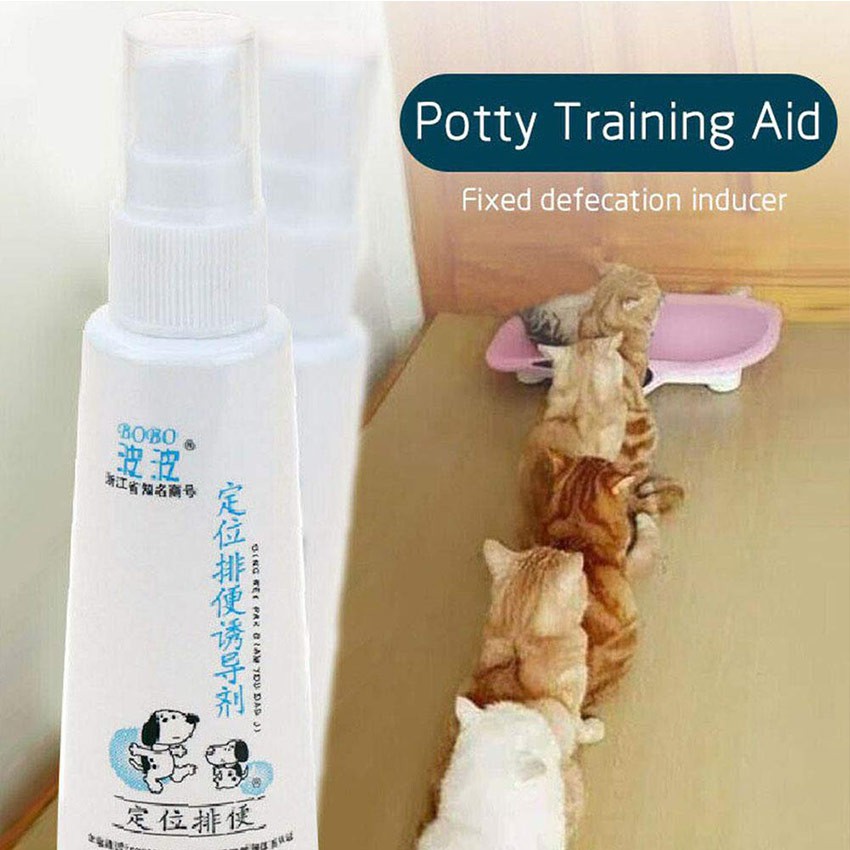 60ML Puppy Training Spray Semprot Latih Pipis Anak Anjing Potty Training Toilet Pet Dog Inducer