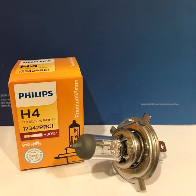 Bohlam Halogen Phillips 12v 60/55w Honda Brio,Mobilio,Jazz,Freed,City,Hrv,Accord