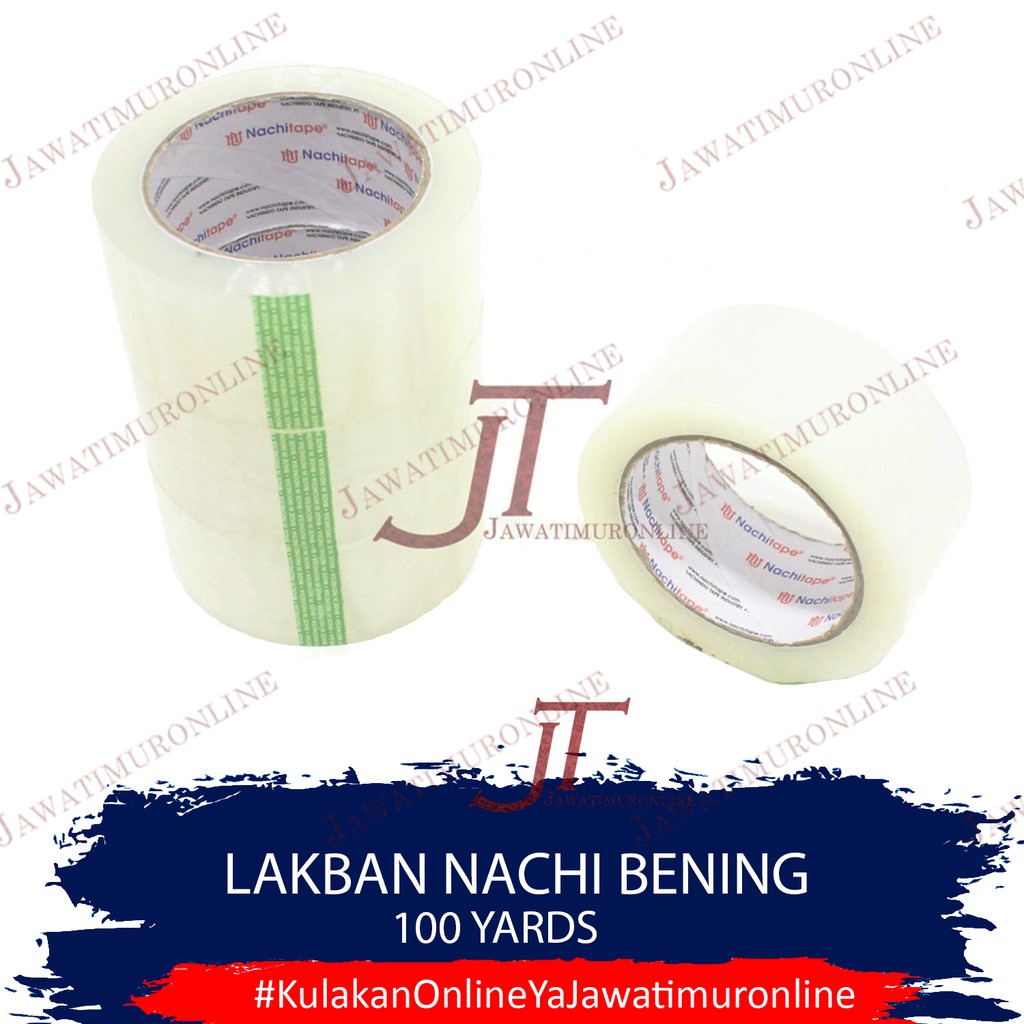 Lakban Nachi / OPP TAPE / Platban Nachi 100 Yard Bening