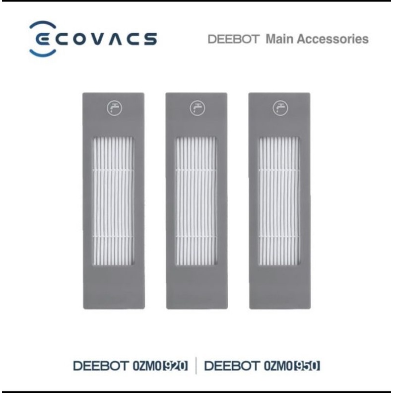 Ecovacs Deebot Ozmo 920 950 T8 T8 AIVI T9 N8 PRO Filter + Sponge
