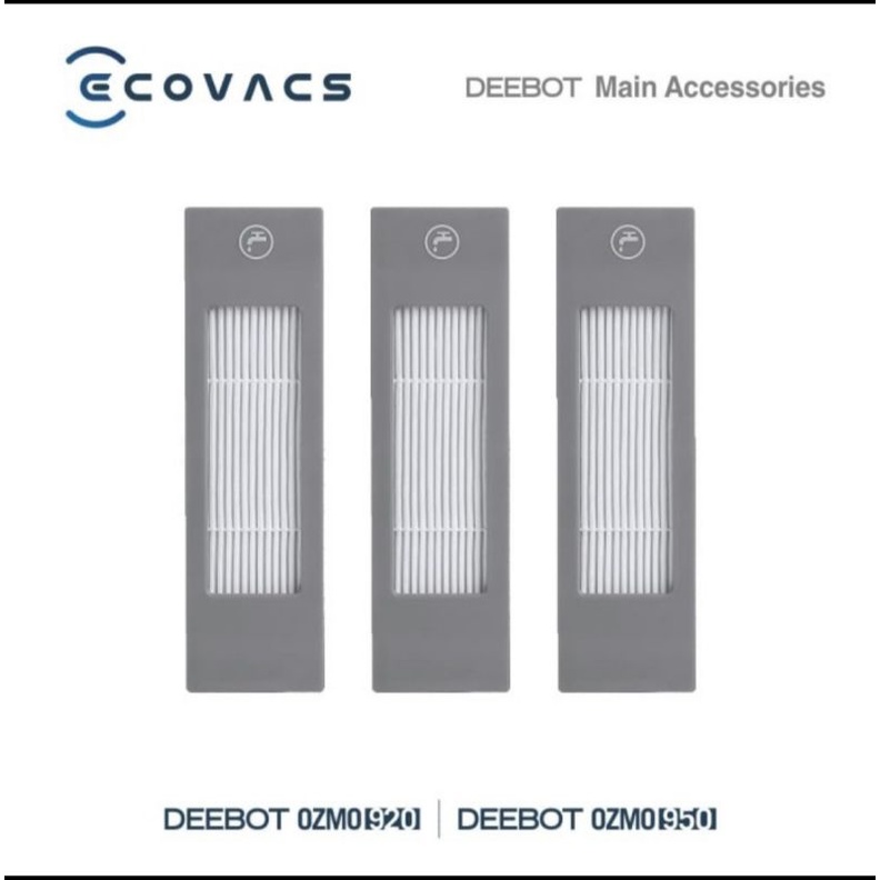 Ecovacs Deebot Ozmo 920 950 T8 T8 AIVI T9 N8 PRO Filter + Sponge