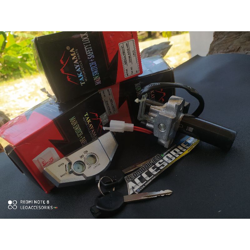 KUNCI KONTAK MEGAPRO GL TIGER SET KOMPLIT PENUTUP KUNCI TAKAYAMA