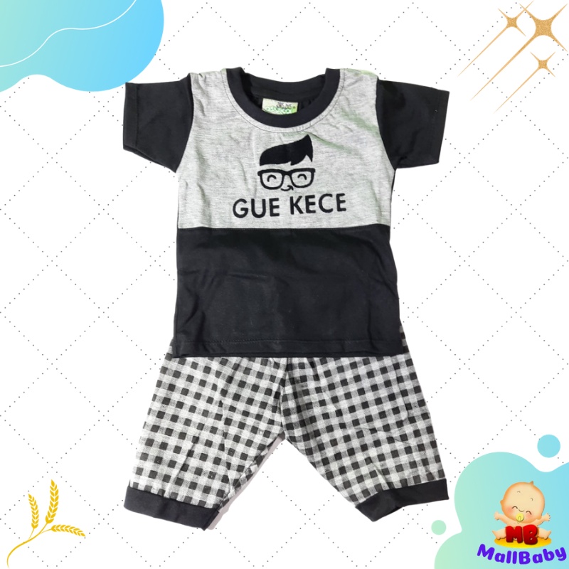 Baju Bayi Laki Laki Setelan Pakaian Bayi Keren Gue Kece