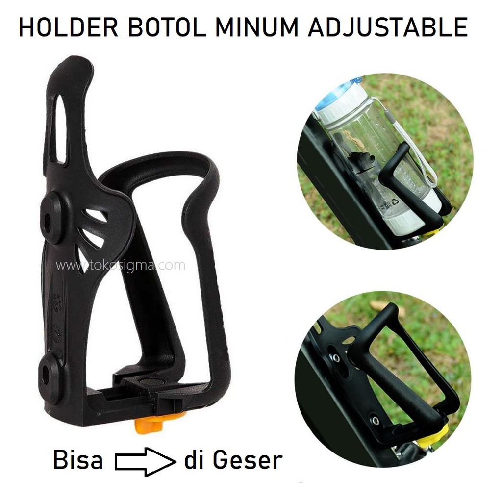 Bike MTB Sport Cage Holder Adjustable Tumbler Tempat Botol Air Sepeda