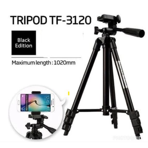 Tripod HP dan Kamera Universal + Free Holder U dan Tas Tripod Dudukan Kamera Tripot smartphone
