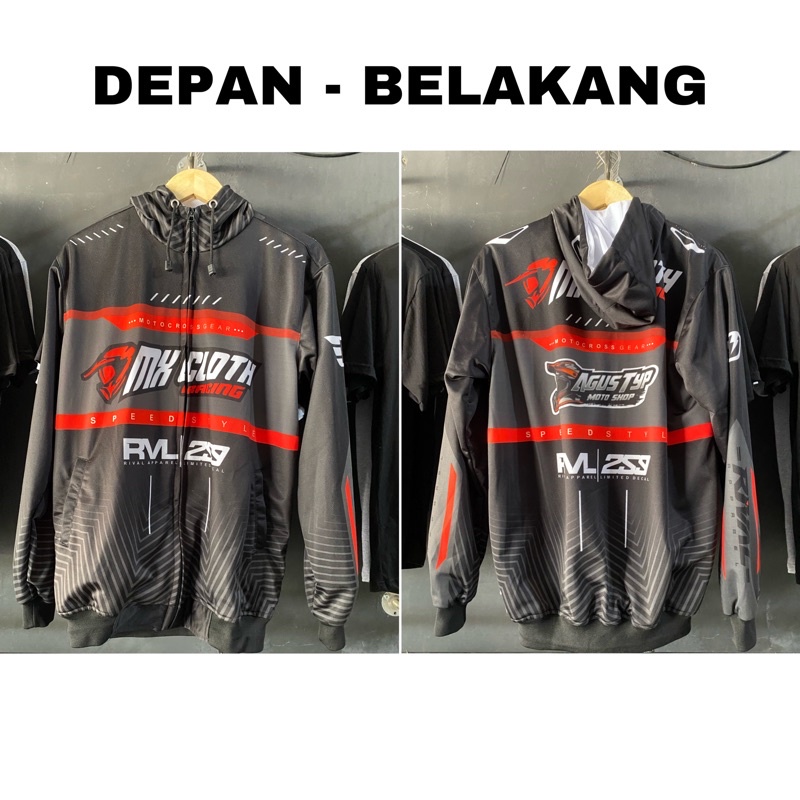 jaket parasut racing