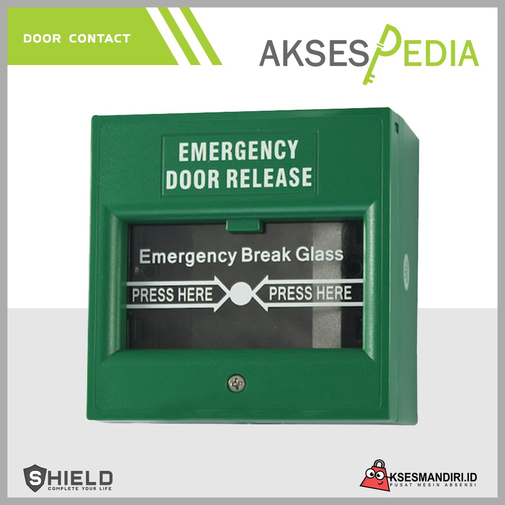 Break Glass Emergency Door