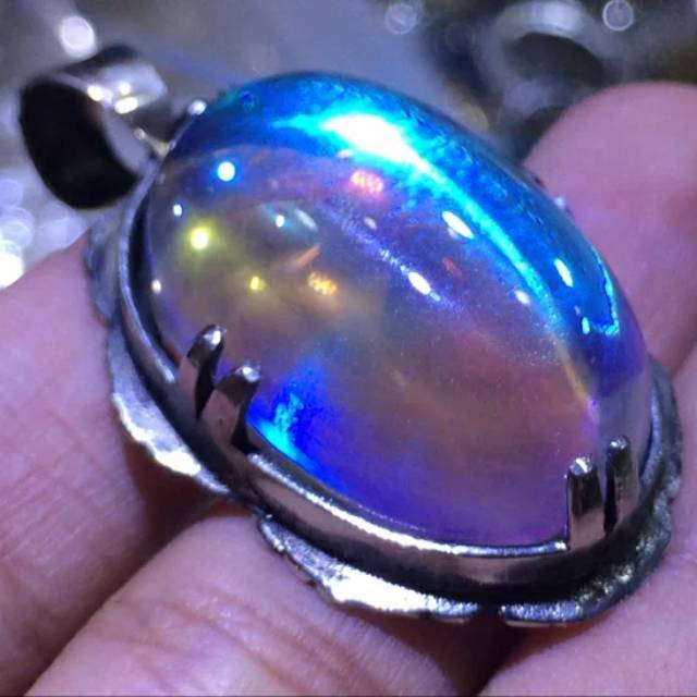 Liontin Batu Kalimaya India Big Size HQ