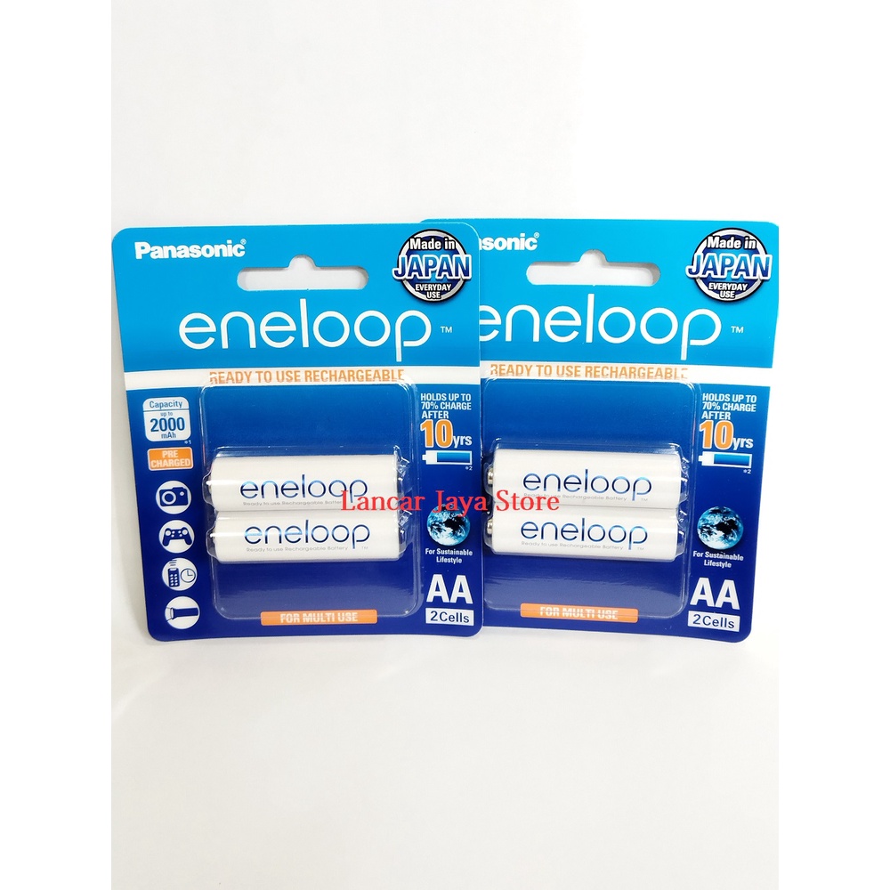 Baterai Panasonic Eneloop AA Batery Eneloop AA 2000 mAh isi 2 Asli