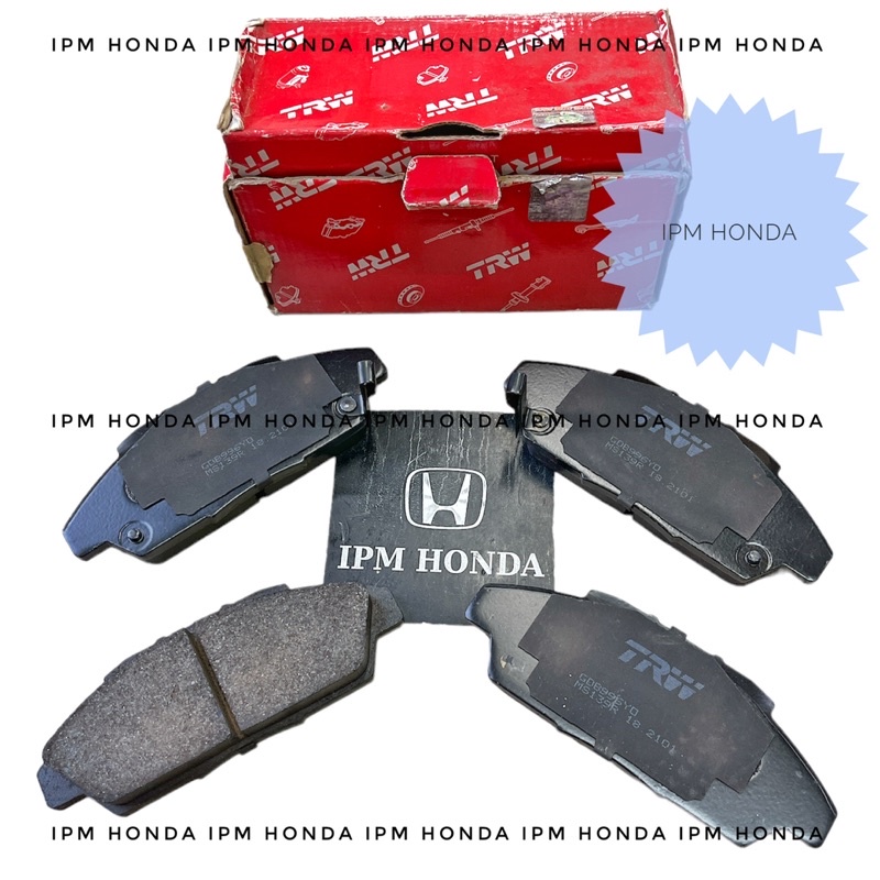 45022 SM4 / SV4 Brake Pad Front Kampas Rem Depan Honda Accord Maestro Karburator Injection Cielo Vtec Non Vtec 1990 1991 1992 1993 1994 1995 1996 1997 Nissin Japan / Compact Thailand / TRW / Sumitomo