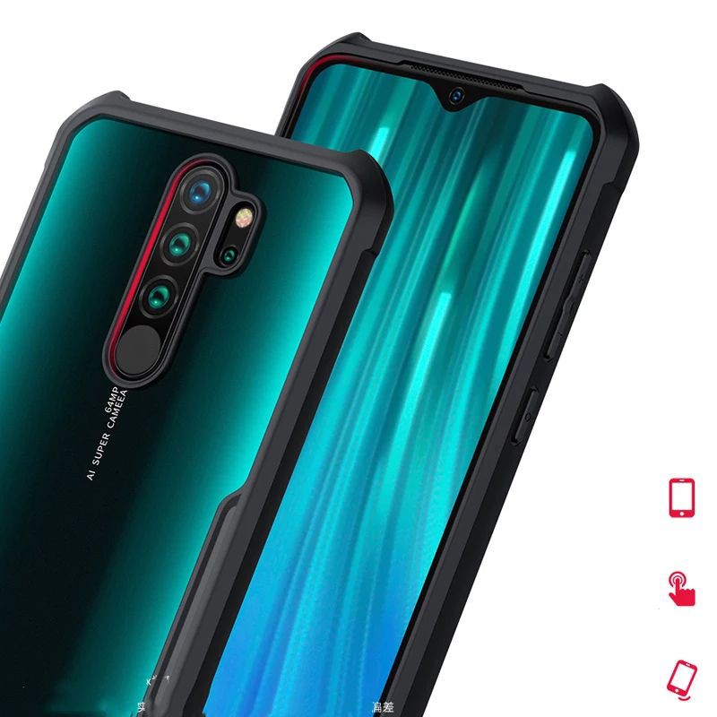 Softcase Case Xiaomi Redmi Note 8 Pro - Hardcase Bumper Anti Crack Redmi Note 8pro Silikon Casing