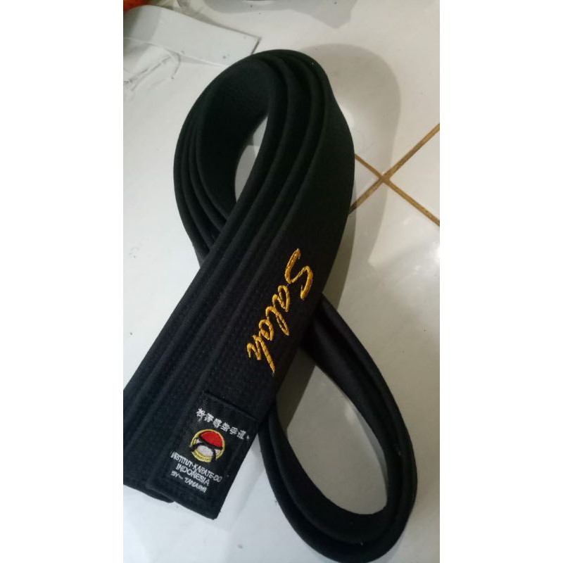 sabuk hitam karate logo INKAI