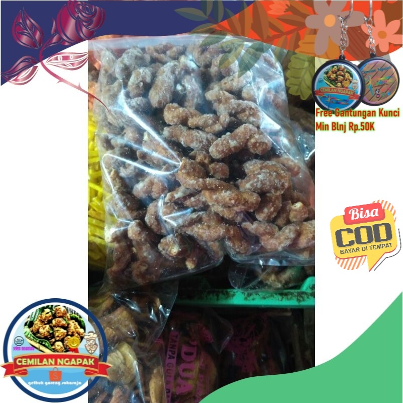 

Kue Untir-Untir Bestak|Kue Tambang|Kue Kepang 400 Gram