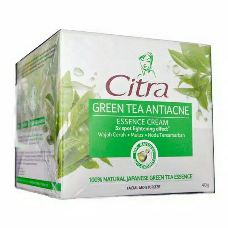 Citra Essence Kream Green Tea Antiacne 40gr Dan 20gr(Pelembab)