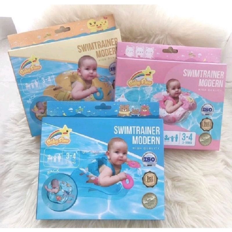 BABY FLOW SWIMTRAINER MODERN pelampung bayi ban renang modern