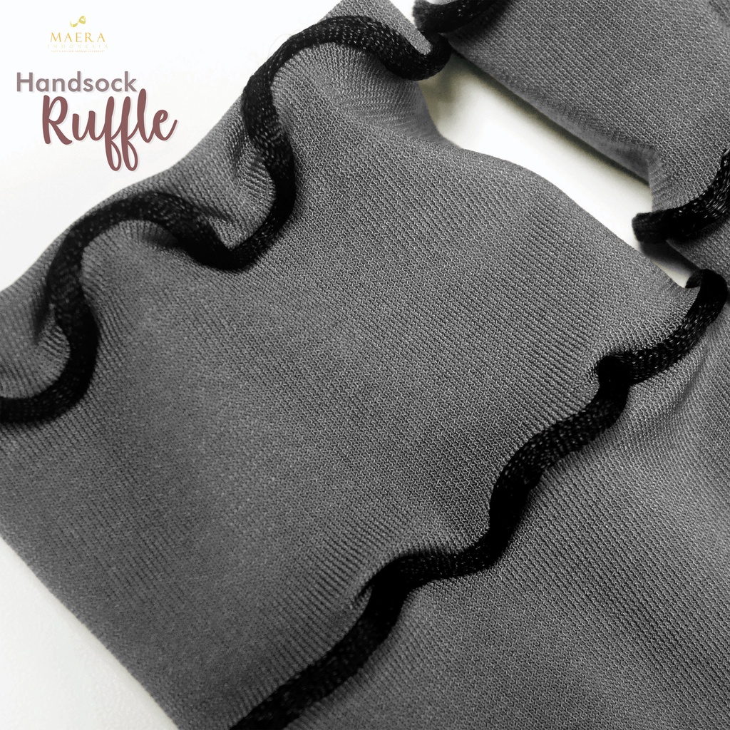 Handsock Manset Tangan Curly Kriwil bahan Jersey Premium By Maera