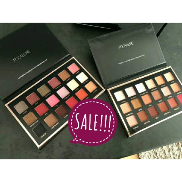 READY Focallure makeup 18colors eyeshadow palette