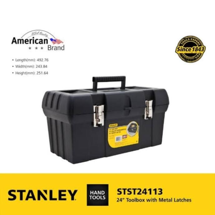 

BISA COD tempat perkakas 24" Plastic Tool Box w Metal Latches STST24113 stanley/TEMPAT PENSIL AESTHETIC/TEMPAT PENSIL ANAK PEREMPUAN/TEMPAT PENSIL LUCU/TEMPAT PENSIL 3D/TEMPAT PENSIL TRANSPARAN/TEMPAT PENSIL LUCU/TEMPAT PENSIL KOREA/TEMPAT PENSIL