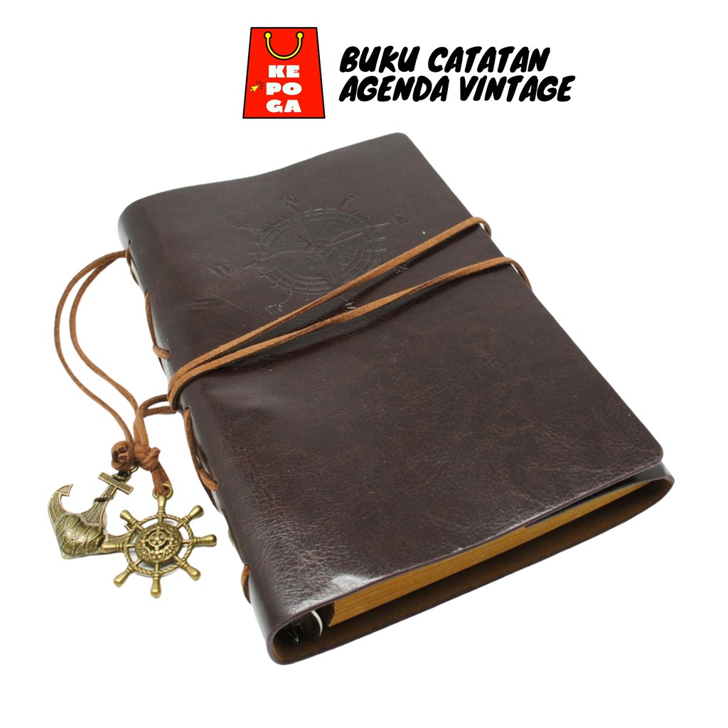 

BUKU AGENDA PLANNER JURNAL BINDER AGENDA KULIT Retro Pirate BUKU CATATAN NOTEBOOK BUKU TULIS UNIk