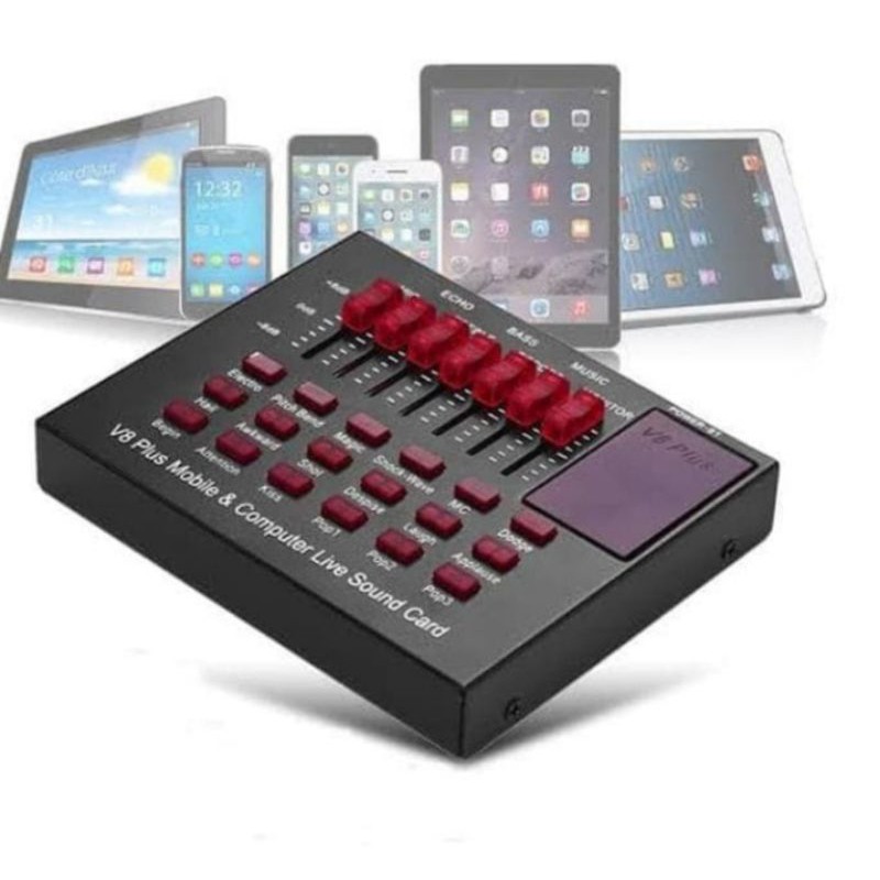 SOUNDCARD V8 PLUS BLUETOOTH ORIGINAL