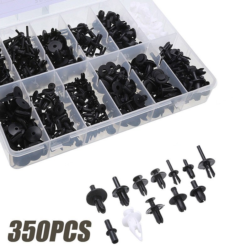 SUGERYY Baut Rivet Mobil Universal Car Push Pin Fasteners Clip 350 Pcs
